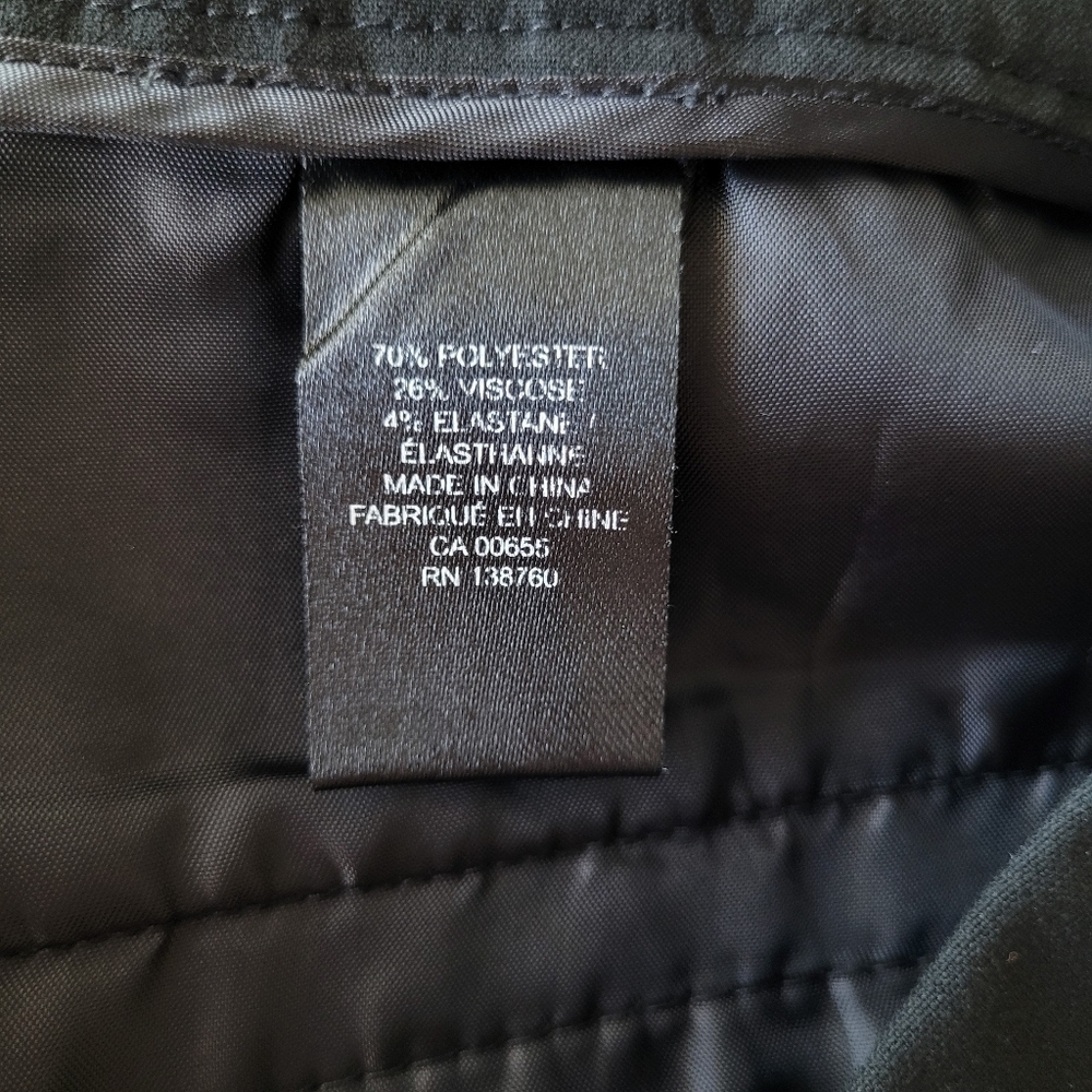 RW&CO Signature Fit Straight Leg Black Dress Pants - Picture 7 of 7